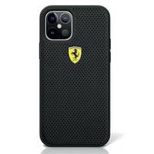 Ferrari FESPEHCP12MBK iPhone 12/12 Pro 6.1&quot; black/black hardcase On Track Perforated