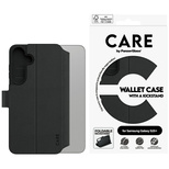 CARE by PanzerGlass Feature Wallet Kickstand Case for Samsung Galaxy S25+ - Black