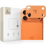 Tech-Protect Camalloy Fit+ Kameraabdeckung für iPhone 17 Pro - Orange