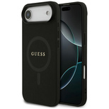Guess Saffiano Classic Logo MagSafe case for iPhone Air - black