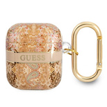 Guess GUA2HHFLD AirPods decken die Gold/Gold Paisley Strap Collection ab