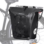 Wozinsky waterproof bicycle bag trunk pannier 25l black (WBB24BK)