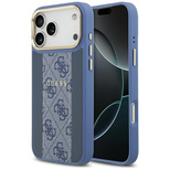 Guess 4G Stripe MagSafe Case für iPhone 17 Pro Max - Blau