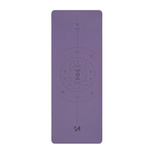 Wozinsky WNSP-NKP Exercise Mat 183 x 61 x 0.5 cm for yoga and gymnastics made of natural rubber - purple