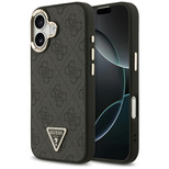 Guess 4G Triangle Logo MagSafe Case für iPhone 17 - Schwarz und Gold