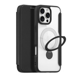 Dux Ducis Skin X Pro iPhone 16 Pro Max Case with MagSafe, Flip and Stand - Black