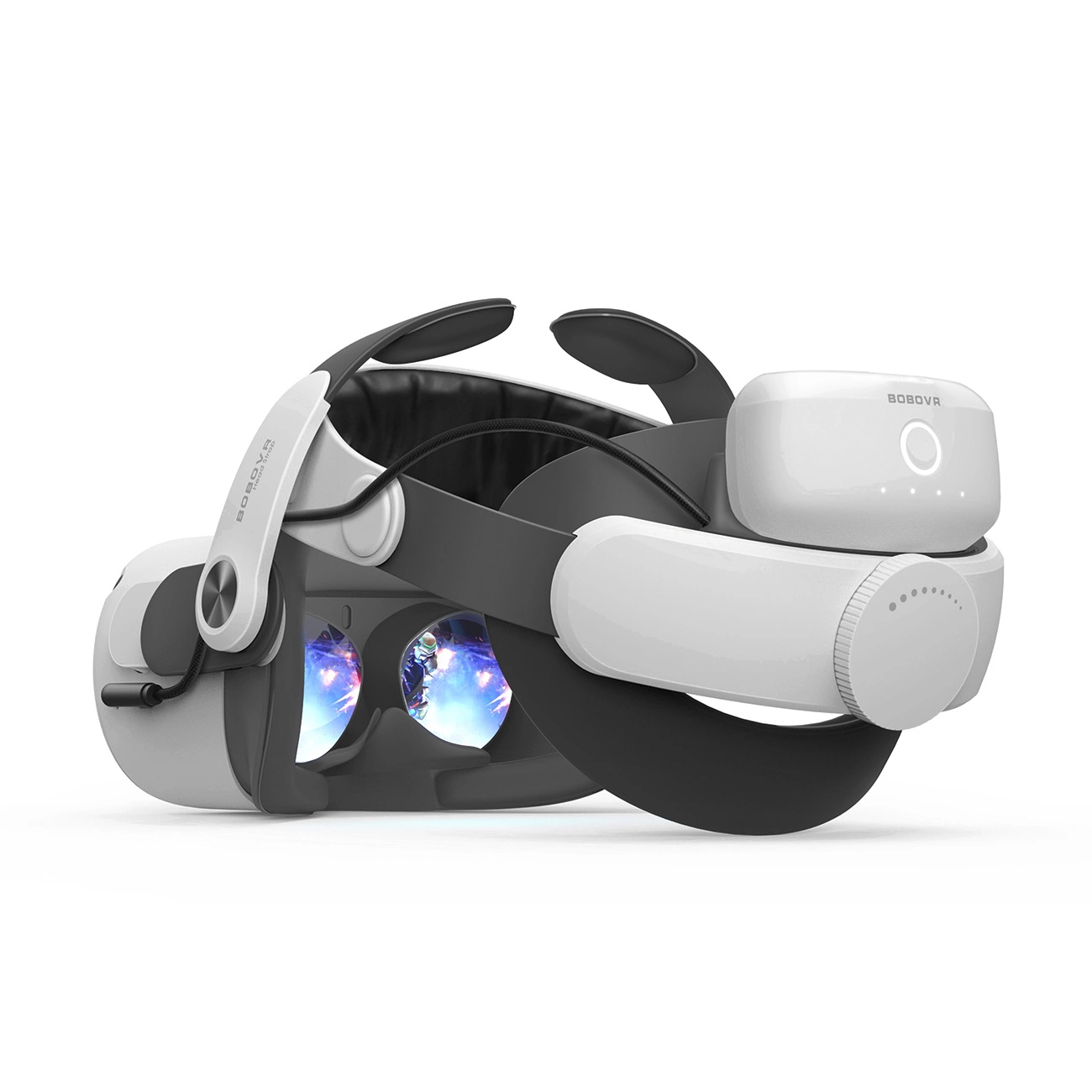 BoboVR M2 Pro+ Strap for Meta Quest 2 VR Goggles + B2 External