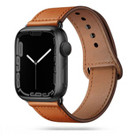 Tech-Protect Leatherfit Strap for Apple Watch 4 / 5 / 6 / 7 / 8 / 9 / SE (38/40/41 mm) - Brown