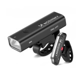 Wozinsky WSBLB2 USB-C Fahrradlicht-Set vorne (400 lm) und hinten, Schwarz
