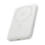 Baseus EnerFill FM12 Qi2 Powerbank 10000mAh 22,5W MagSafe kompatibel mit Baseus Simple USB-C 20V/3A 0,30m Kabel (weiß)