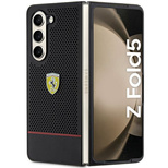 Etui Ferrari Perforated Line na Samsung Galaxy Z Fold 5 - czarne