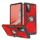 Wozinsky Ring Armor robuste Hybrid-Hülle + Magnethalterung für Samsung Galaxy A72 4G rot