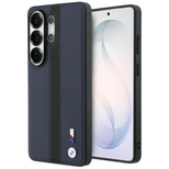 BMW MagSafe-Hülle mit perforiertem Streifenlogo für Samsung Galaxy S26 Ultra – Marineblau