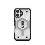 UAG Pathfinder Clear Magsafe Hülle für iPhone 16 – weiß