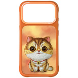 Nimmy Big Eyed Pet 2.0 Cat case for iPhone 17 Pro Max - orange