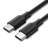 Ugreen US286 USB-C - USB-C PD QC 3A 480Mb/s 1m cable - black