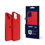 3mk Hardy Silicone MagCase for iPhone 14 Plus - red