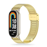 Tech-Protect MilaneseBand strap for Xiaomi Smart Band 8 / 8 NFC - gold