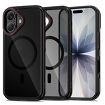 Etui Tech-Protect MagHybrid MagSafe na iPhone 17 - czarno-czerwone