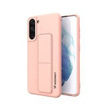 Wozinsky Kickstand Case Silikonhülle mit Ständer Samsung Galaxy S21+ 5G rosa