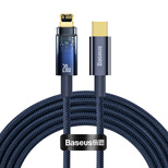 Baseus Explorer Series kabel przewód USB Typ C – Lightning 20W 2m niebieski (CATS000103)