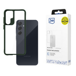 3mk Satin Armor Case+ Grüne Hülle für Samsung Galaxy A55 5G – transparent