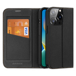 Dux Ducis Skin X2 case for iPhone 14 Pro magnetic flip cover black
