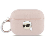 Karl Lagerfeld Monogram Karl Head Hülle für AirPods Pro 3 – Pink