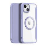 Dux Ducis Skin X Pro Magnetic Flip MagSafe Case iPhone 15 - Purple