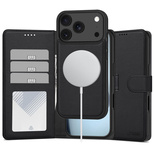 Etui Tech-Protect Wallet MagSafe na iPhone 17 Pro / 18 Pro - czarne matowe