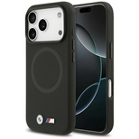 BMW M FW Metal Logo MagSafe Case für iPhone 17 Pro Max – Schwarz