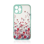 Design Case für iPhone 13 Pro Max Blume blau