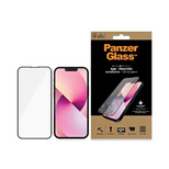 PanzerGlass E2E Microfracture antibakterielles Sichtschutzglas für iPhone 13 mini – mit schwarzem Rahmen