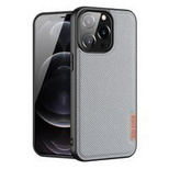 Dux Ducis Fino case covered with nylon material for iPhone 13 Pro gray