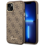 Etui Guess 4G Vintage Gold Logo na iPhone 14 Plus - brązowe