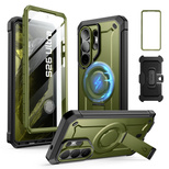 Supcase Unicorn Beetle Pro Mag MagSafe 2-Set Case for Samsung Galaxy S26 Ultra - Green and Black