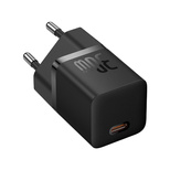 Ładowarka sieciowa Baseus GaN5 30W z kablem 100W USB-C do USB-C - czarna