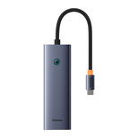 Baseus UltraJoy 4in1 USB-C Hub 3 x USB-A 3.0 + RJ45 - Gray