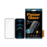 PanzerGlass E2E Pro Super+ antibacterial tempered glass for iPhone 12 Pro Max - with black frame