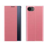 Neue Schutzhülle mit Klappe und Ständer für iPhone 16e / 17e – pink