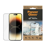 PanzerGlass Ultra-Wide Fit antibakterielles Hartglas mit Blendfilter und Positionierer für iPhone 14 Pro