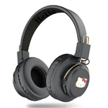 Hello Kitty Metal Logo Bluetooth on-ear headphones - black