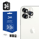 Camera Glass for iPhone 14 Pro Max / 14 Pro 9H for 3mk Lens Protection Pro Series Lens - Silver