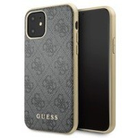 Guess GUHCN61G4GG iPhone 11 6.1" / Xr Grau/Grau Hartschale 4G Collection