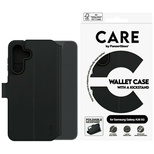 Etui CARE by PanzerGlass Feature Wallet Kickstand na Samsung Galaxy A36 5G - czarne