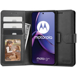 Tech-Protect Wallet Case für Motorola Moto G84 5G – Schwarz