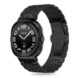 Tech-Protect Stainless Line Armband für Samsung Galaxy Watch Ultra (47 mm) – Schwarz