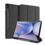 Dux Ducis Domo PU Leather Case with Stand for Samsung Tab S10+ / S9+ / S9 FE+ - Black