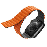 Uniq Revix Magnetarmband für Apple Watch 42 / 44 / 45 / 49 mm – Schwarz und Orange