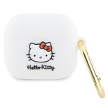 Hello Kitty Silikon 3D Kitty Head Hülle für AirPods 3 – weiß